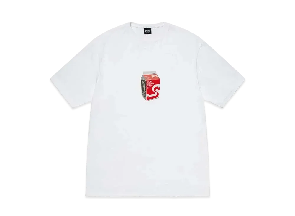 Stussy Milk Tee "White" (FA24)