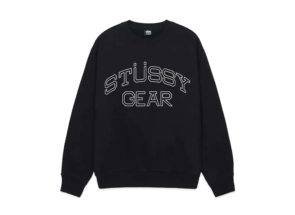Stussy Gear Crew "Black" (FA24)