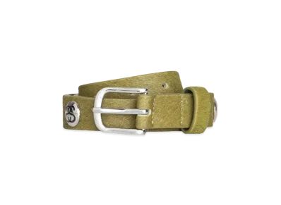 Stussy SS-Link Studded Belt "Hairy Moss" (FA24)