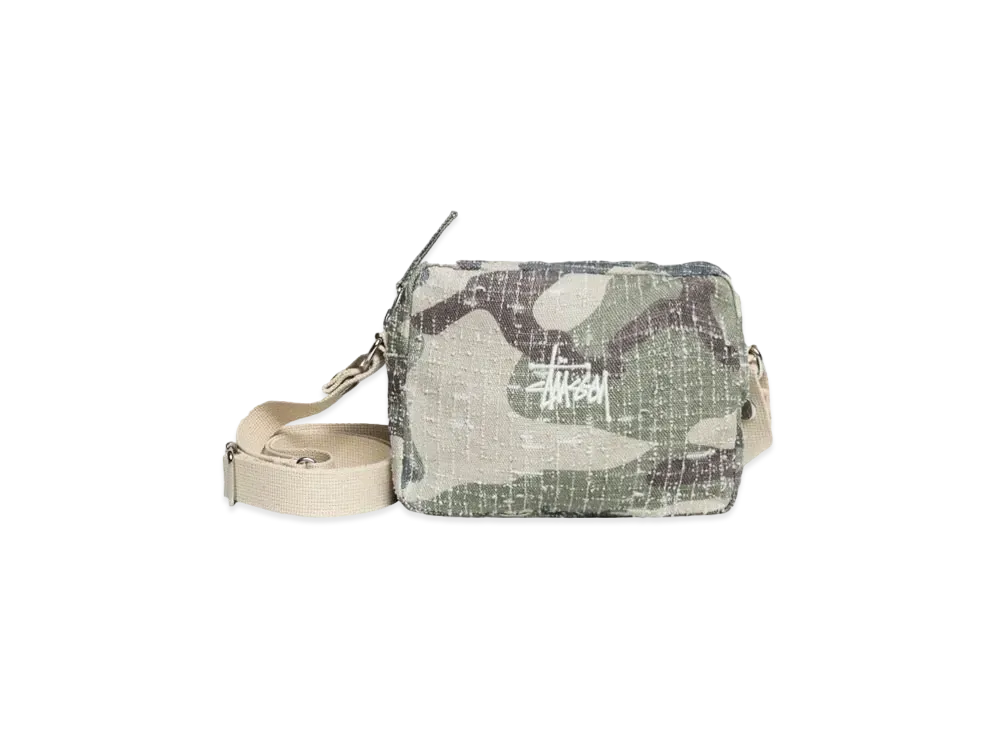 STUSSY Needle Punch Pouch Camo ショルダーバッグ stussy Needle Punch Side Pouch Camo カモ柄
