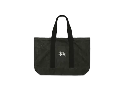 Stussy Canvas Extra Large Tote Bag "Washed Black" (FA24)