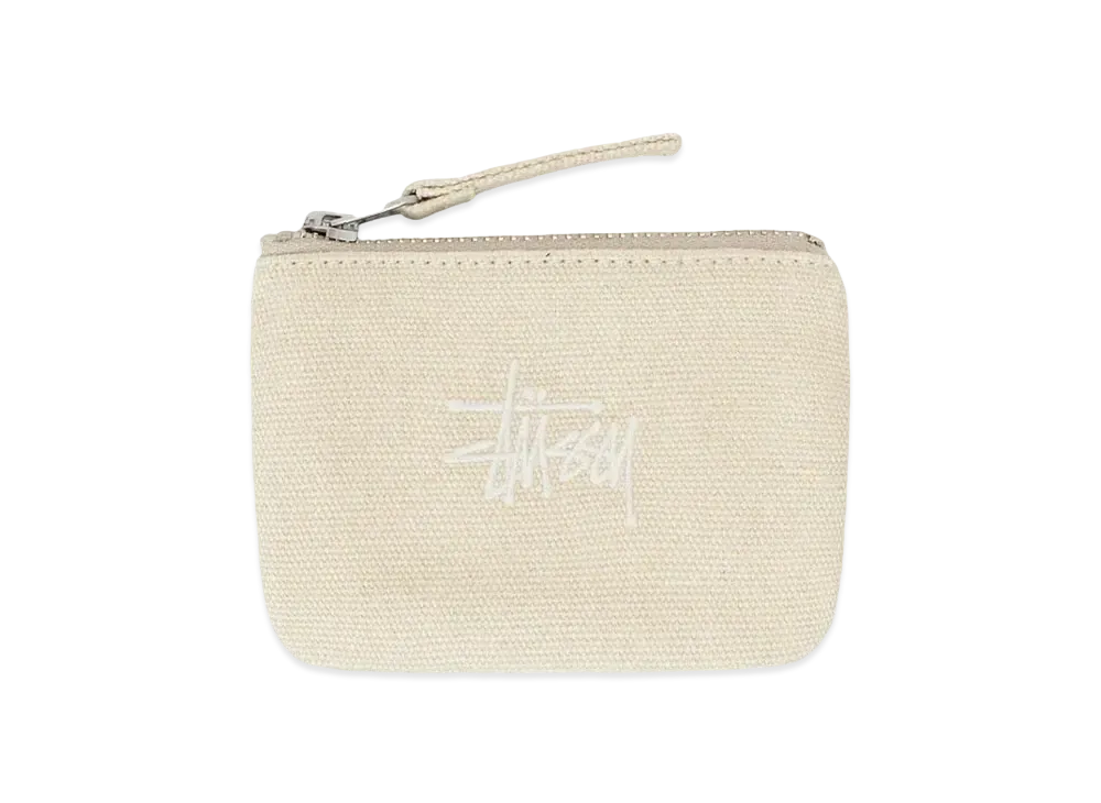 Stussy Canvas Coin Pouch "Natural" (FA24)