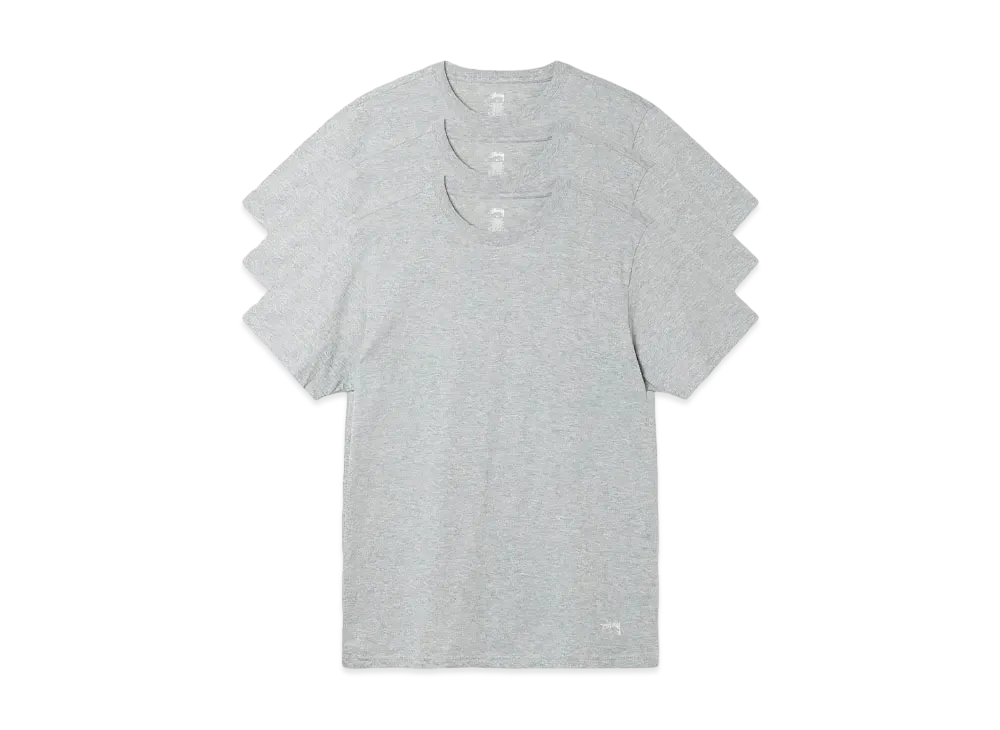 Stussy Undershirt 3 Pack "Grey" (FA24)