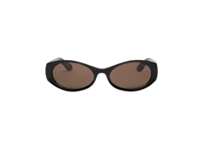 Stussy Tracy Sunglasses "Black/Dark Amber" (FA24)