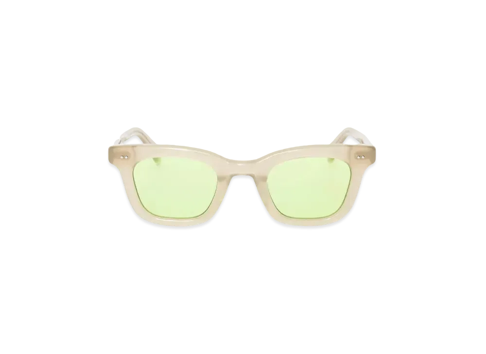 Stussy Ace Sunglasses "Bone/Lime" (FA24)