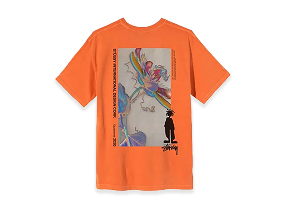 Stussy Delusion Pig Dyed Tee "Orange"