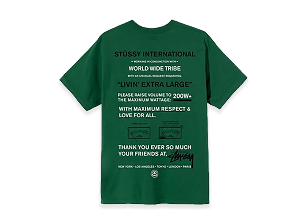 Stussy Maximum Respect Tee "Green"