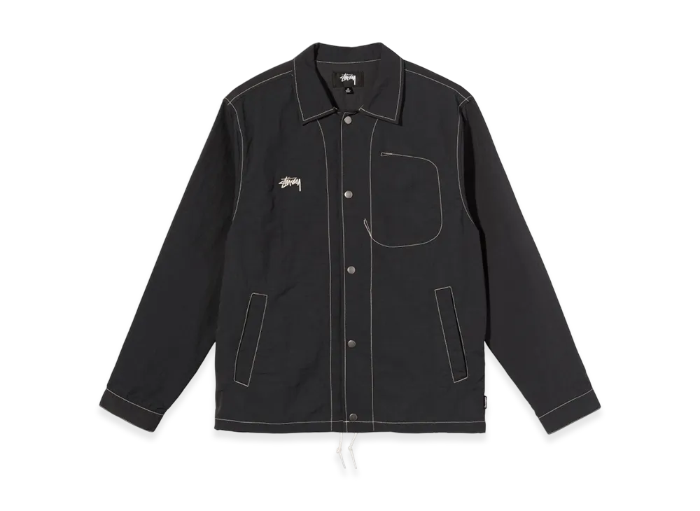 Stussy Folsom Coach Jacket "Black"