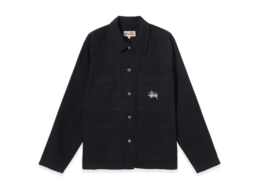 Stussy Canvas Chore Jacket "Black"