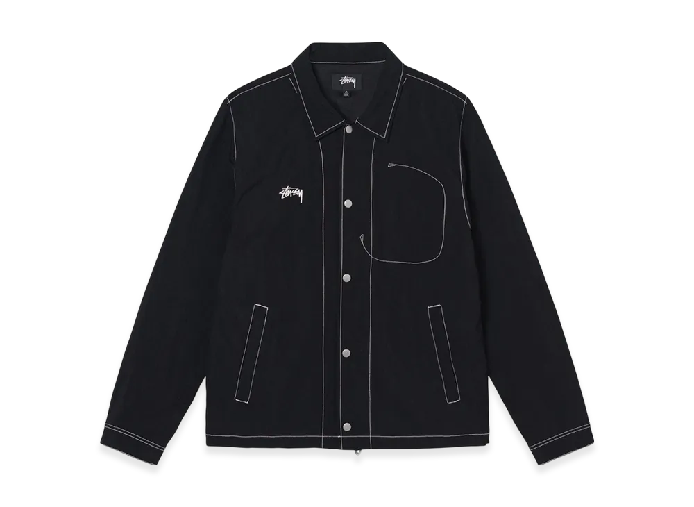 Stussy Nylon Folsom Jacket "Black"