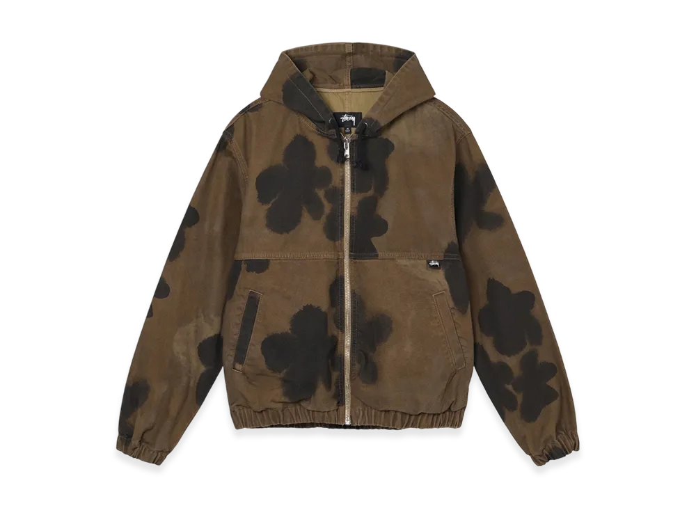 Stussy Floral Dye Work Jacket "Brown"