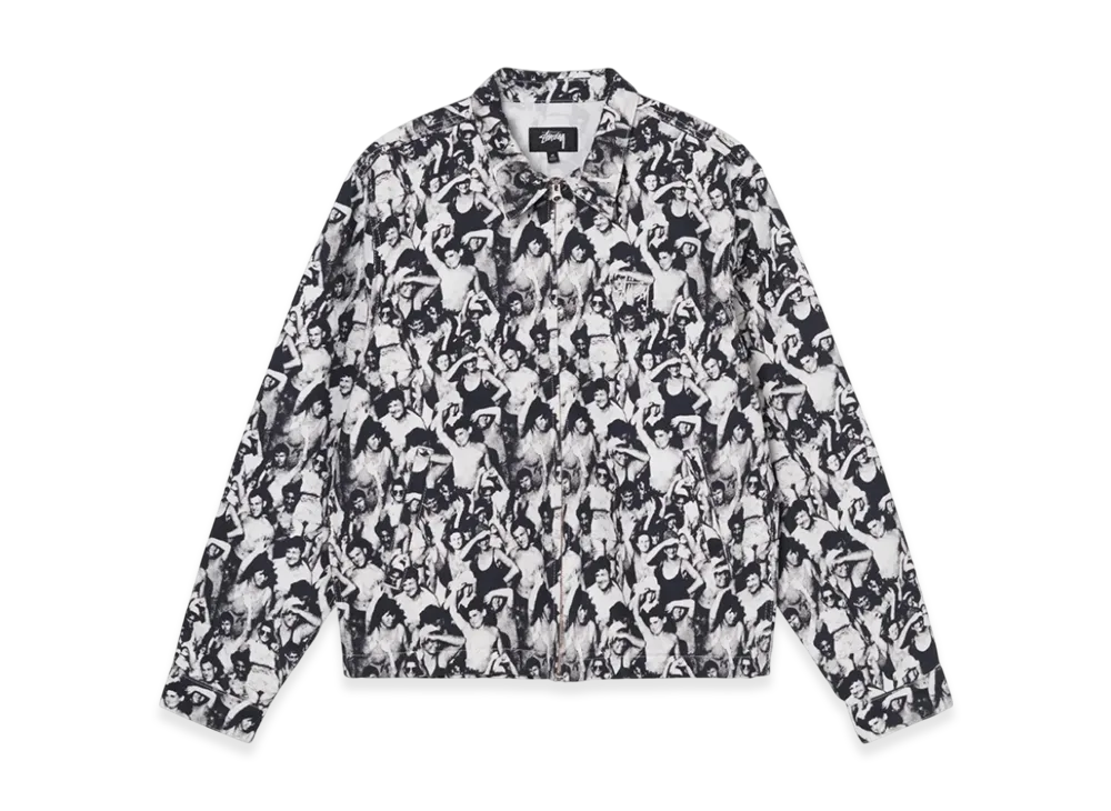 Stussy Beach Mob Bing Jacket "Black"