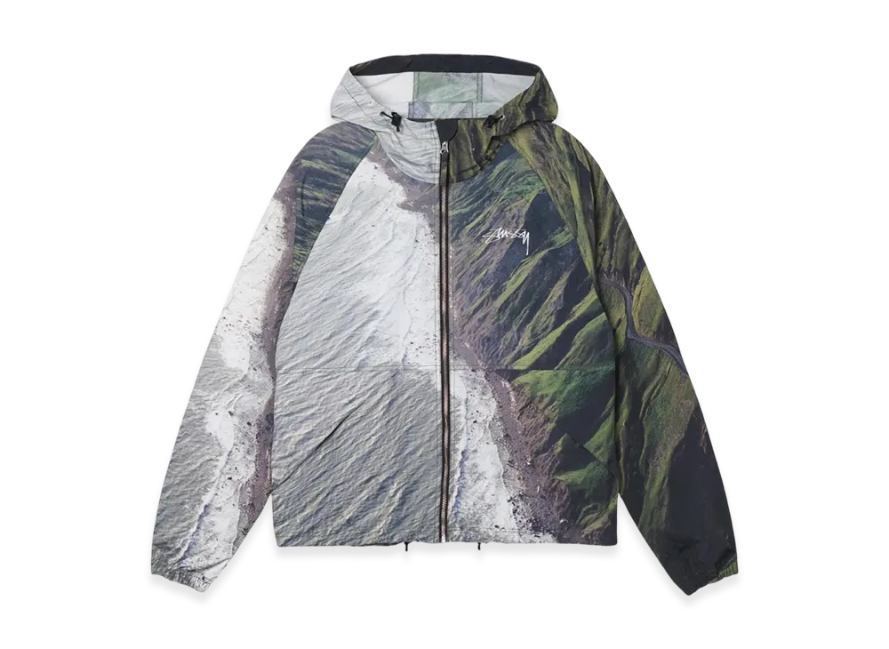 ステューシー コーストライン ビーチシェル ジャケット "マルチ"