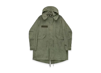Stussy Nyco Printed Fishtail Parka "Olive"