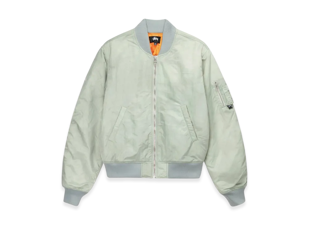 Stussy Dyed Nylon Bomber "Stone"