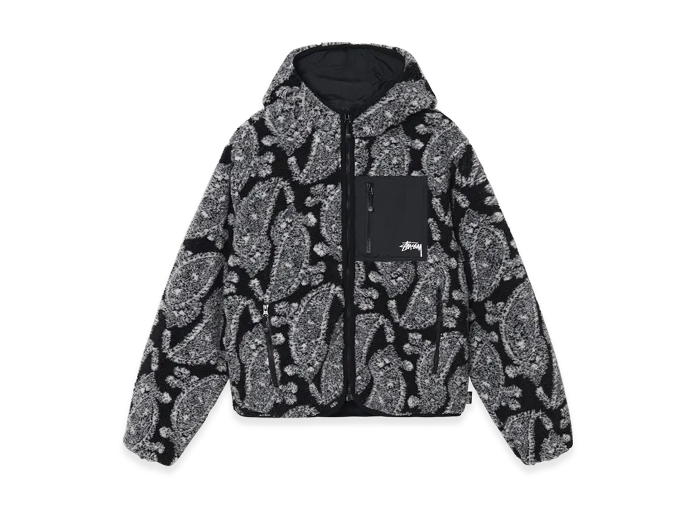 Stussy Hooded Sherpa Jacket "Multi"
