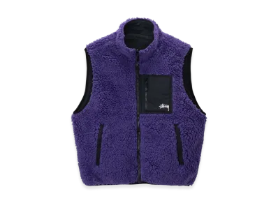 Stussy Sherpa Vest "Purple"