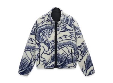Stussy Dragon Sherpa Jacket "Natural"
