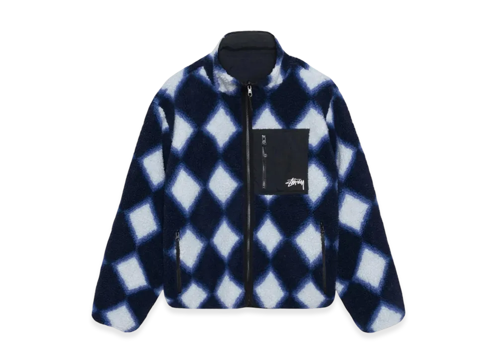 Stussy Sherpa Reversible Jacket "Purple"