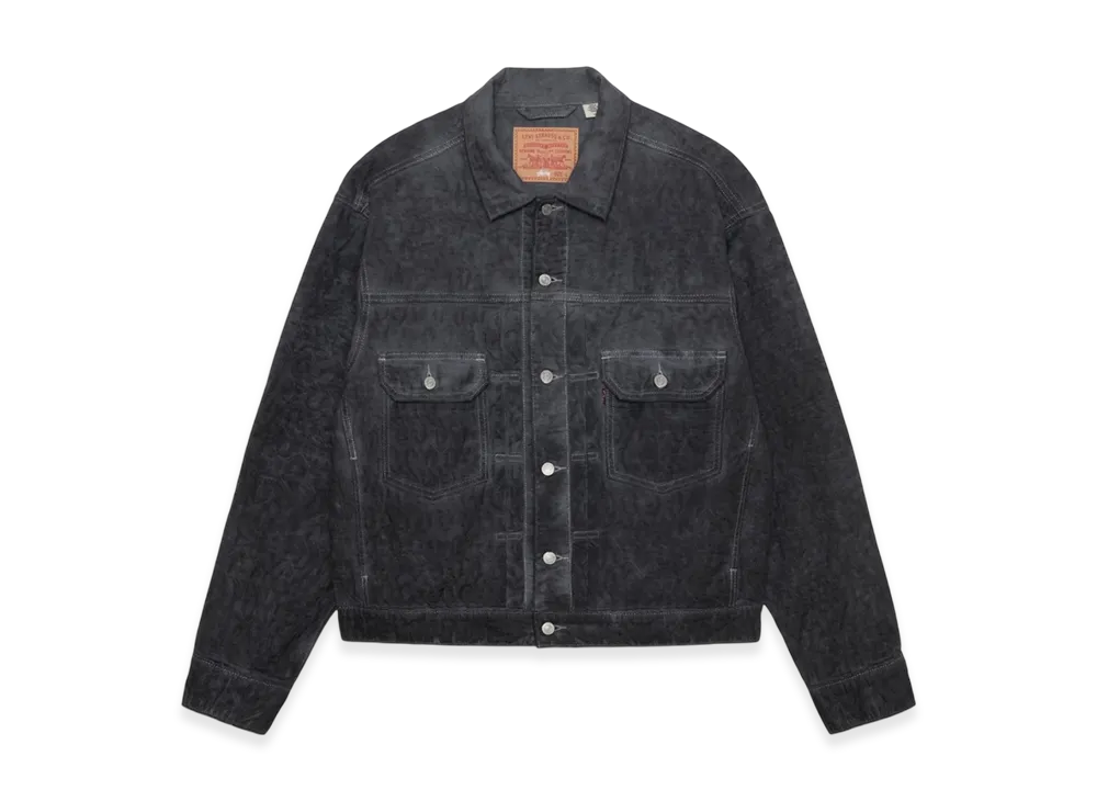 Stussy x Levi's Jacquard Trucker Jacket "Black"