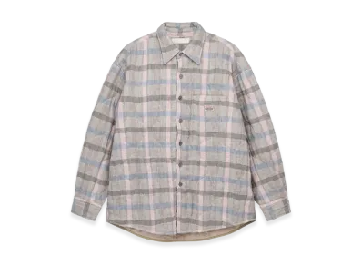 Stussy x Our Legacy Work Shop Borrowed Jacket "Pale Linen Check"
