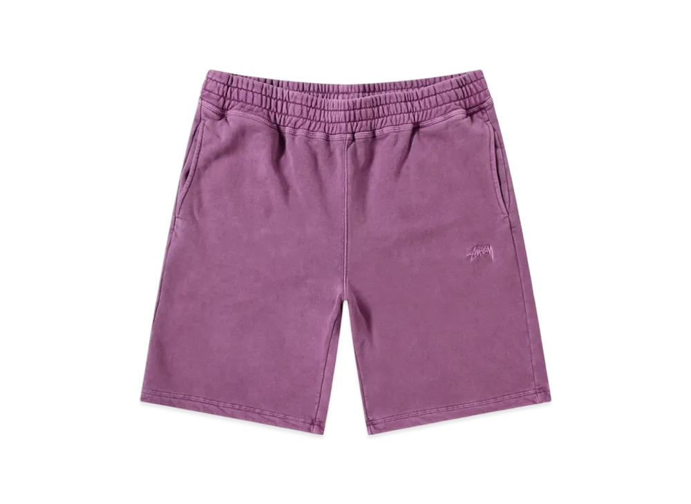 Stussy Stock Fleece Shorts "Purple"