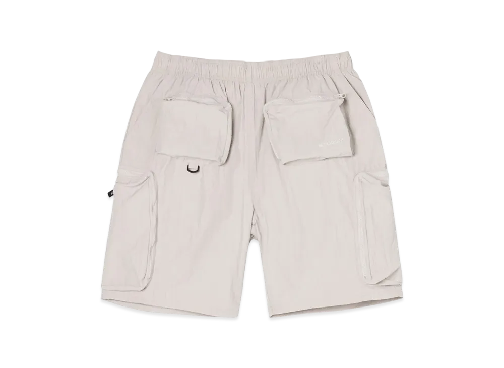 Stussy Nylon Approach Shorts "Stone Grey"
