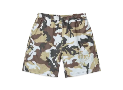 Stussy Big Basic Mesh Shorts "Brown Camo"