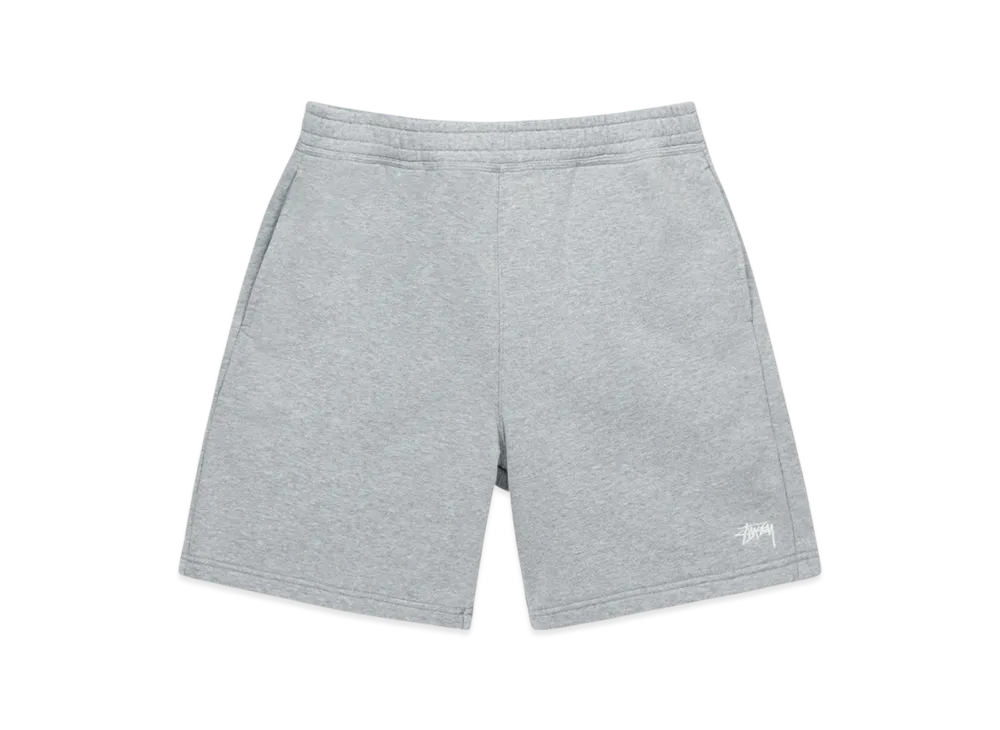 Stussy Overdyed Stock Logo Shorts "Grey Heather"