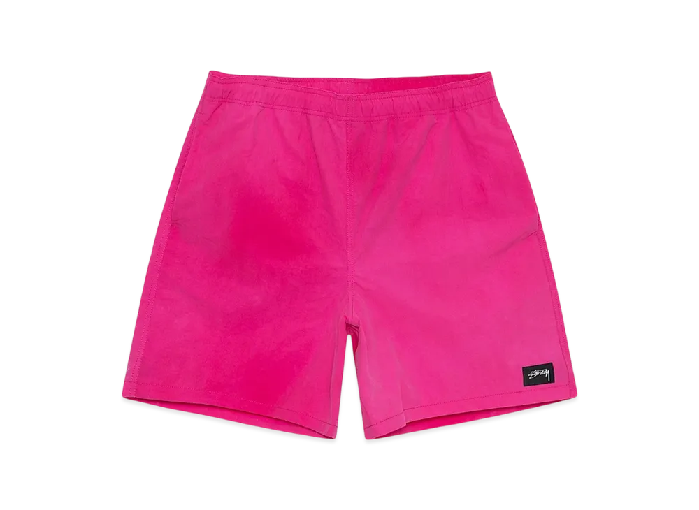 Stussy Wave Dye Nylon Shorts "Fuchsia"