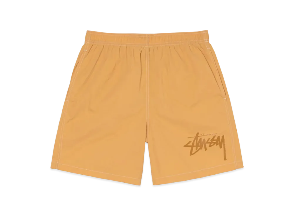 Stussy Big Stock Nylon Shorts "Honey"