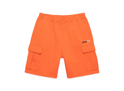 Stussy Cargo Fleece Shorts "Orange"