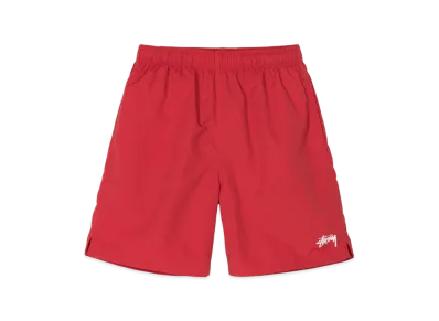Stussy Stock Water Shorts "Red"