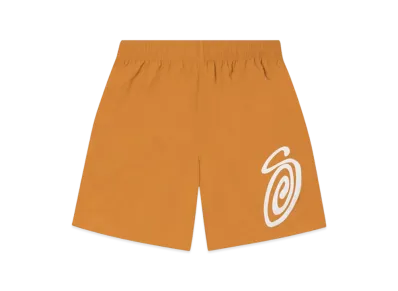 Stussy Curly S Water Shorts "Curry"