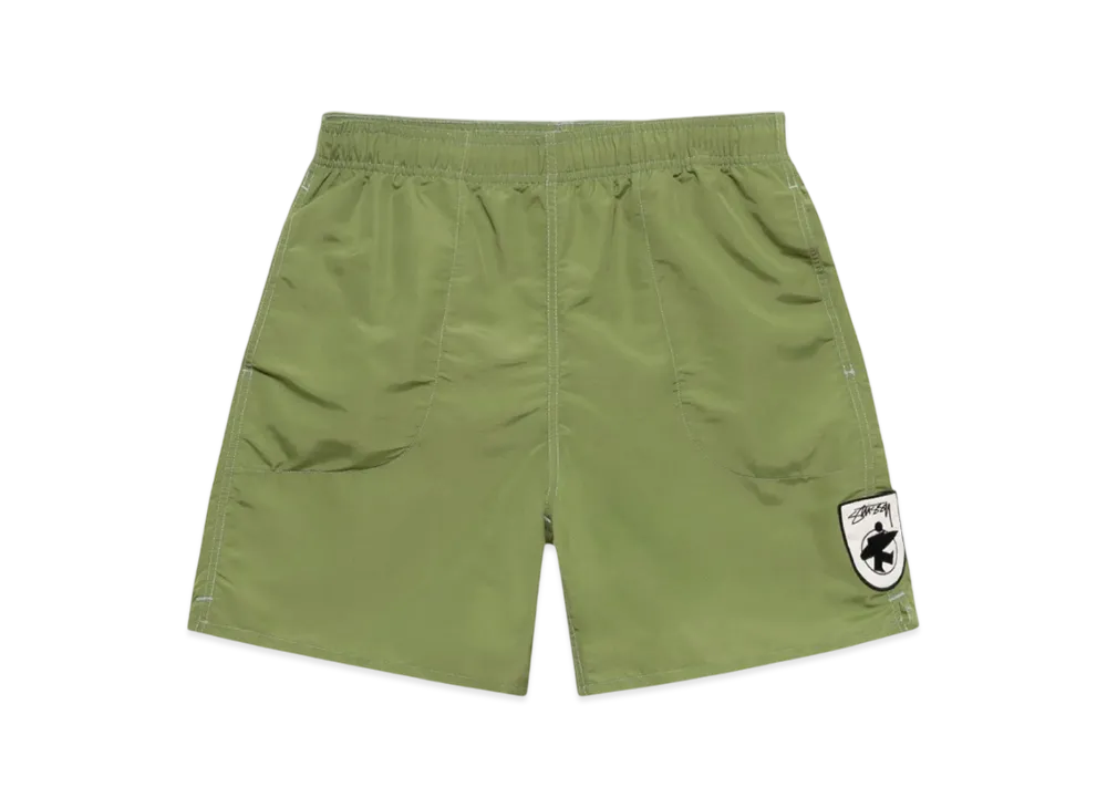 Stussy Surfman Patch Water Shorts "Leaf"