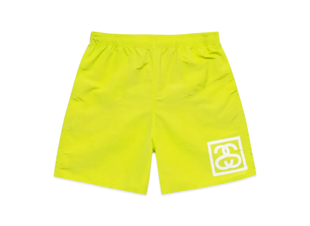Stussy SS Link Water Shorts "Lime"