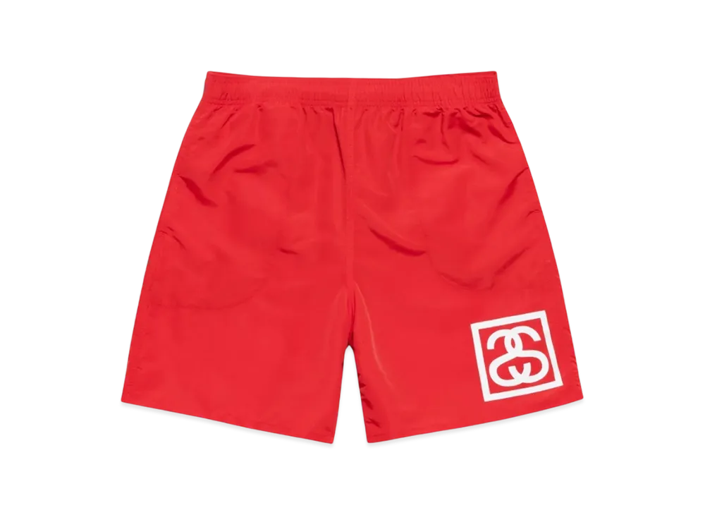 Stussy SS Link Water Shorts "Red"