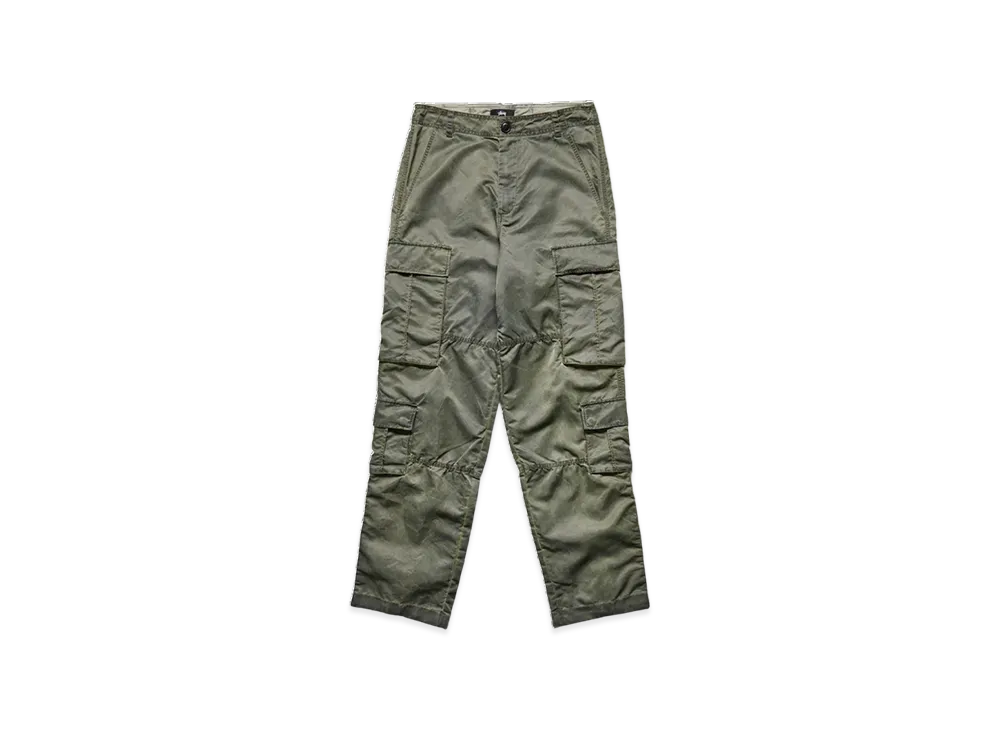 Stussy Dyed Nylon Surplus Cargo Pants "Olive"