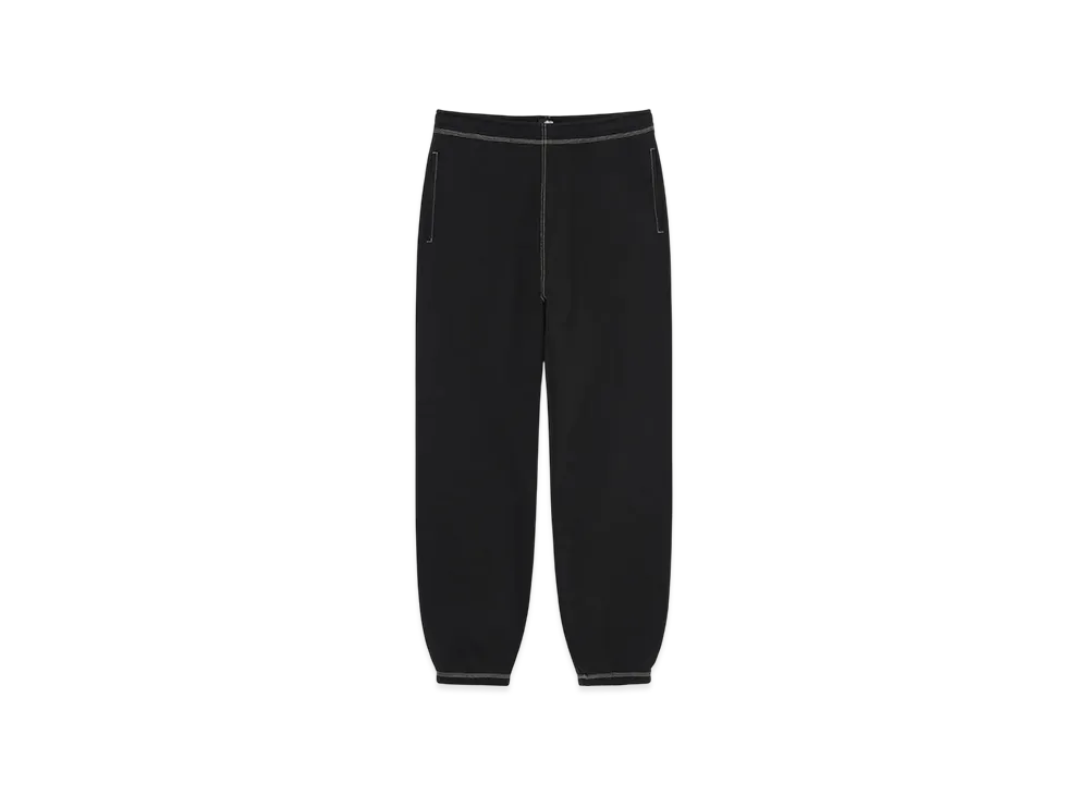 Stussy Contrast Stitch Label Pants "Black"