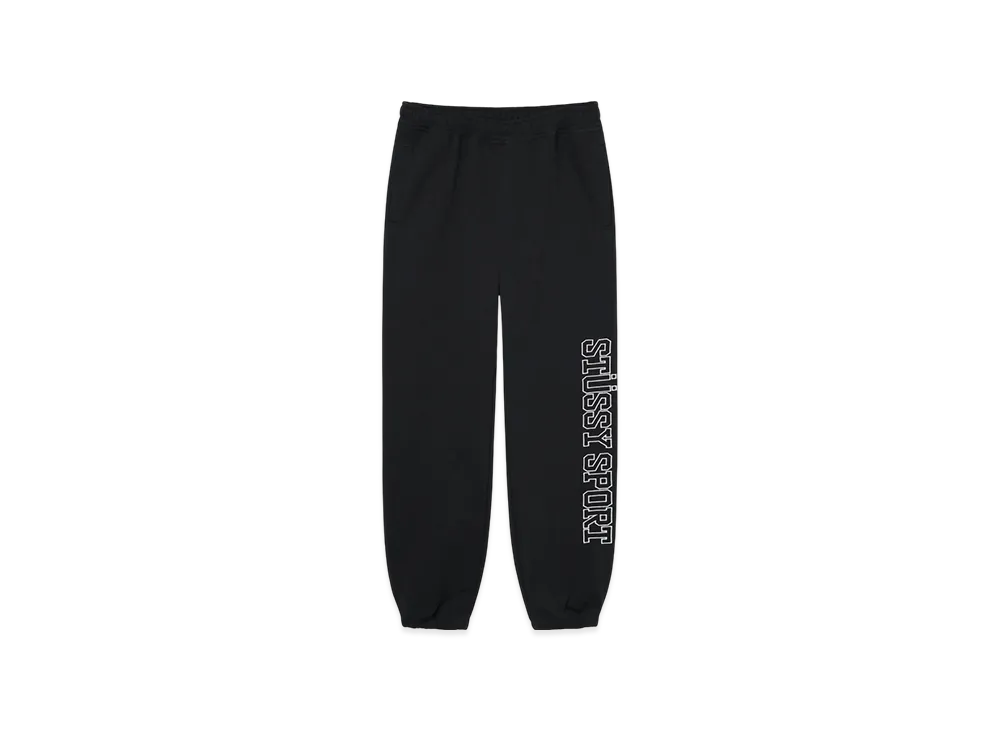 Stussy Sport Applique Pants "Black"