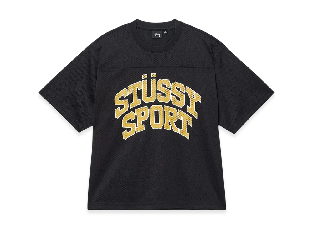 Stussy Sport Mesh Football Jersey "Black"