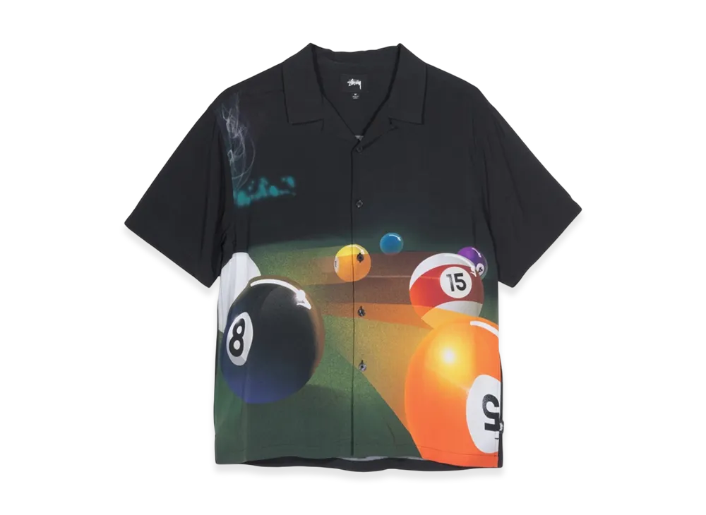 Stussy Pool Hall Shirt "Black"