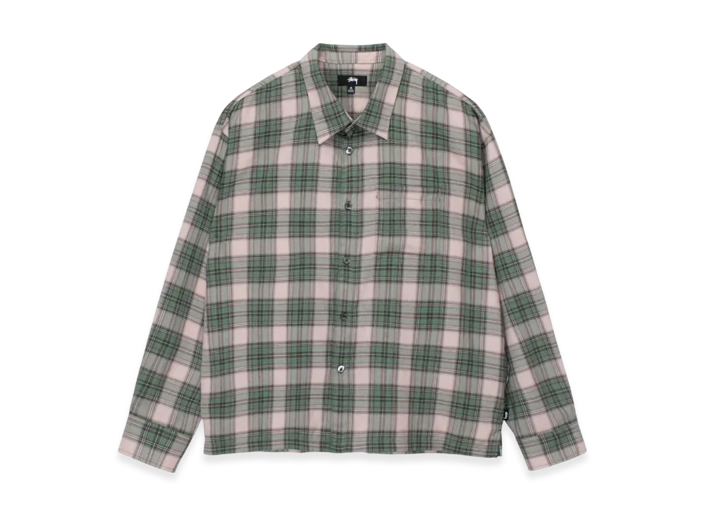Stussy Mark Plaid Shirt "Pink"