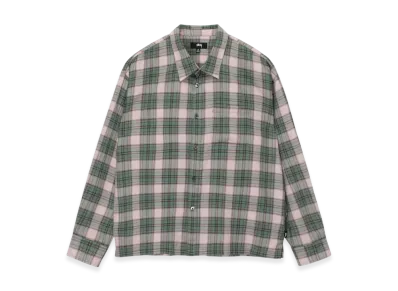 Stussy Mark Plaid Shirt "Pink"