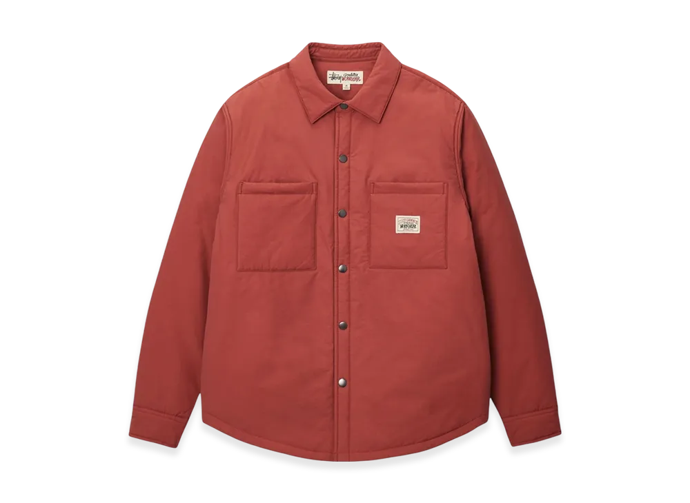 Stussy Padded Tech Over Shirt "Brick"