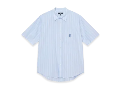 Stussy Boxy Striped SS Shirt "Light Blue Stripe"