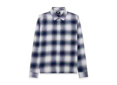 Stussy Bay Plaid Shirt "Navy"