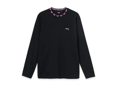 Stussy Geometric LS Crew "Black"