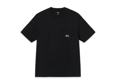 Stussy Overdyed SS Pocket Tee "Jet Black"