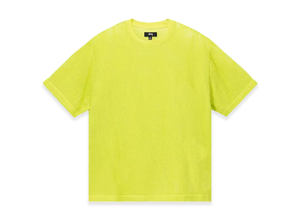Stussy Cotton Mesh SS Crew "Lime"